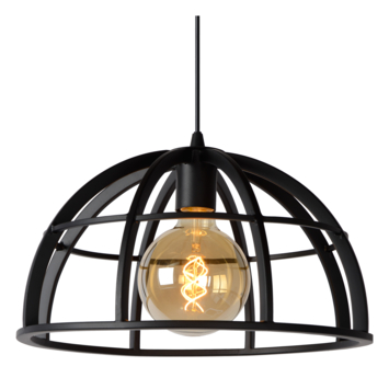 Lucide hanglamp Dikra zwart Ø40 cm