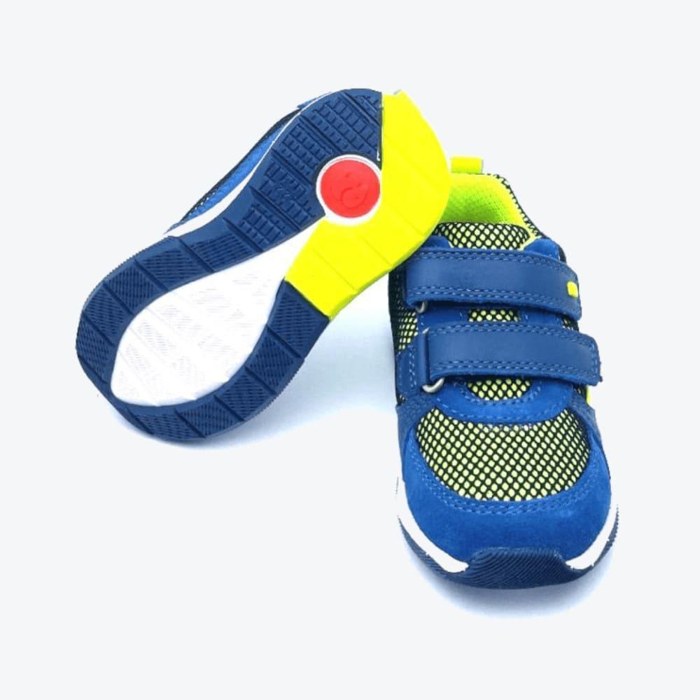 Elefanten Klettschuhe - Criss Corrado Antiaua - Blau/Neongelb