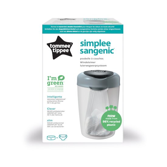 Poubelle à Couches SIMPLEE   Gris        de               Tommee Tippee