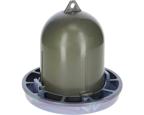 KERBL automatische voerautomaat, voerdispenser voor ca. 1 kg, gerecycled kunststof, groen