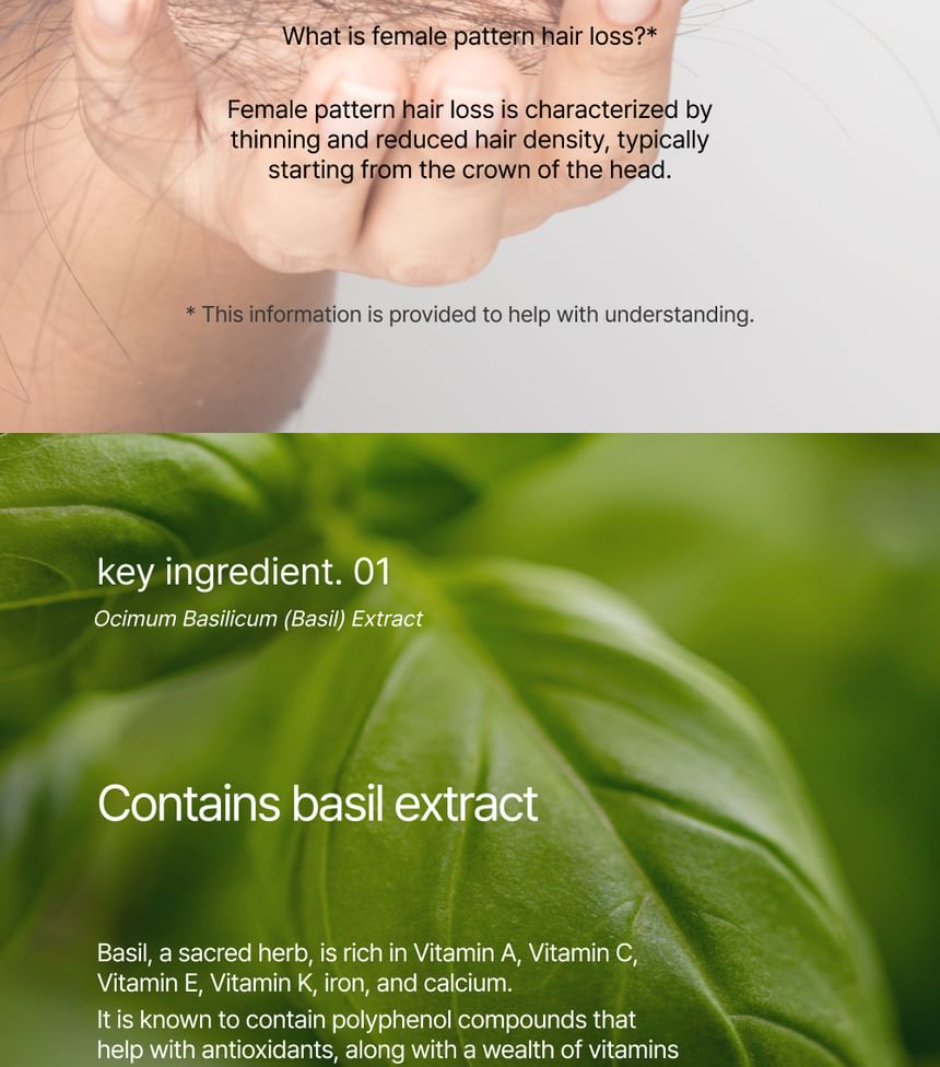 ODELOI - Haarelasticiteit Basil Sophora Anti-haaruitval shampoo