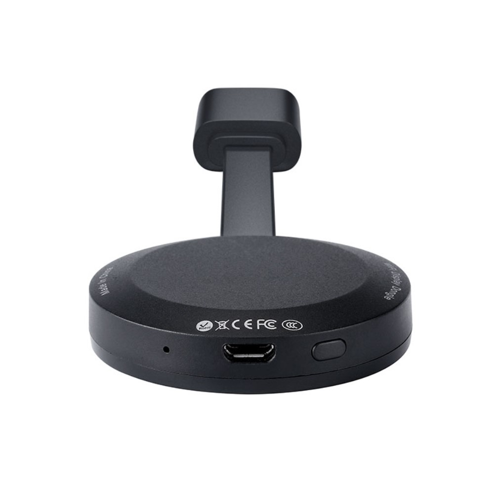 2.4GHz HDMI Wifi 4K Streaming Dongle mit Quad-Core CPU für iOS / MacOS und Android (DLNA / Miracast / Airplay) - Schwarz