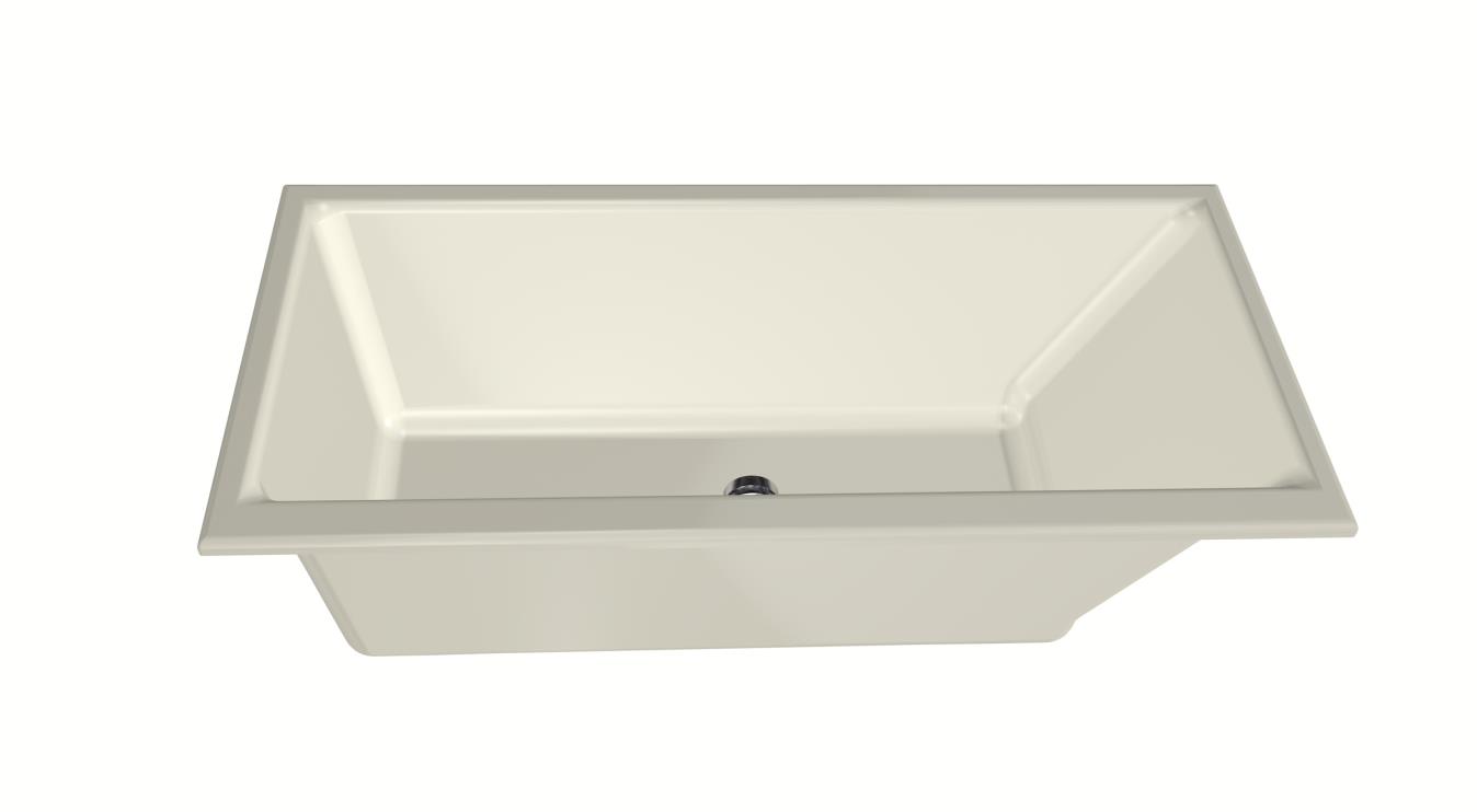 Xenz Kristal ligbad acryl 160x75x45cm pergamon