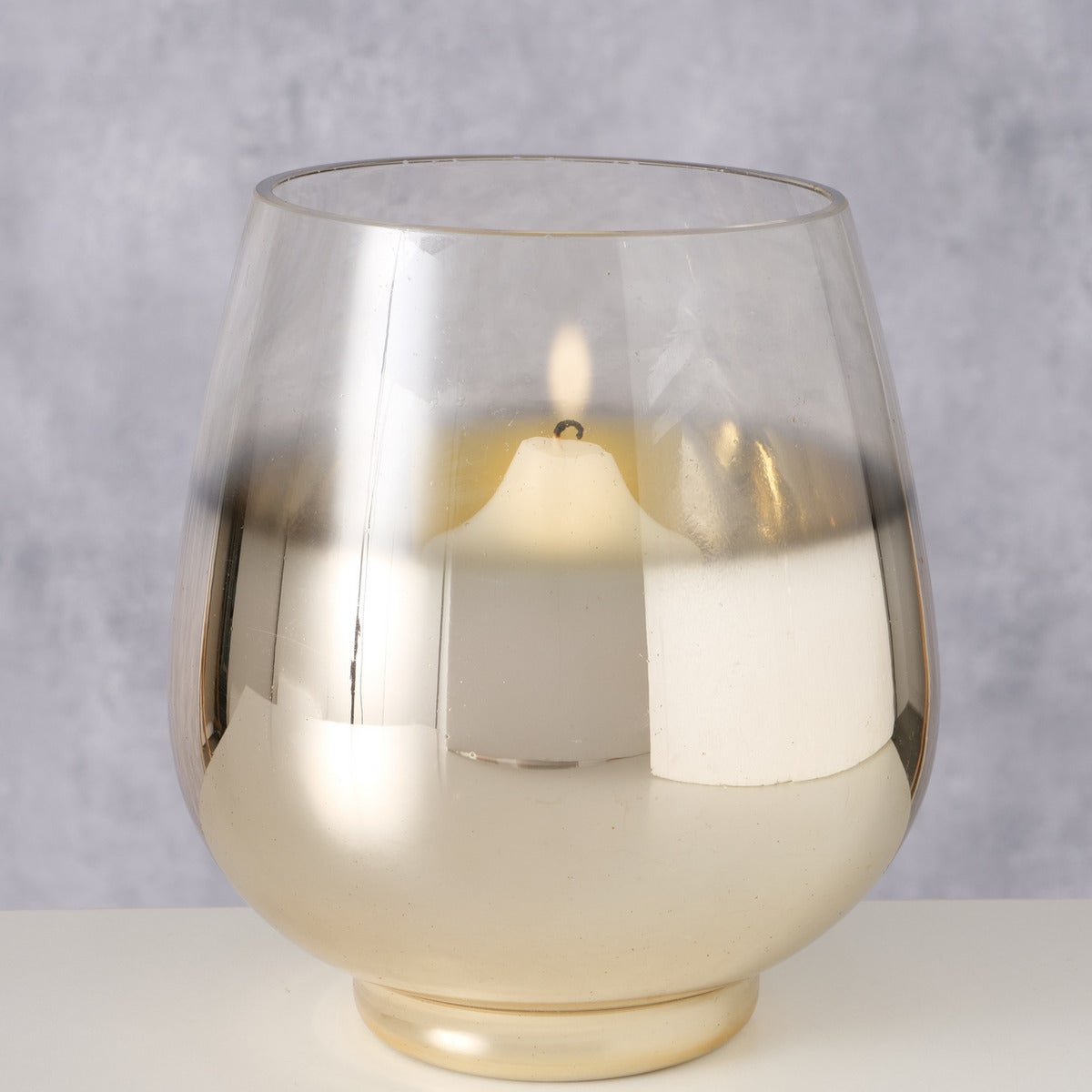Boltze waxinelichthouder Grazia goud D 12 H 15,5 cm