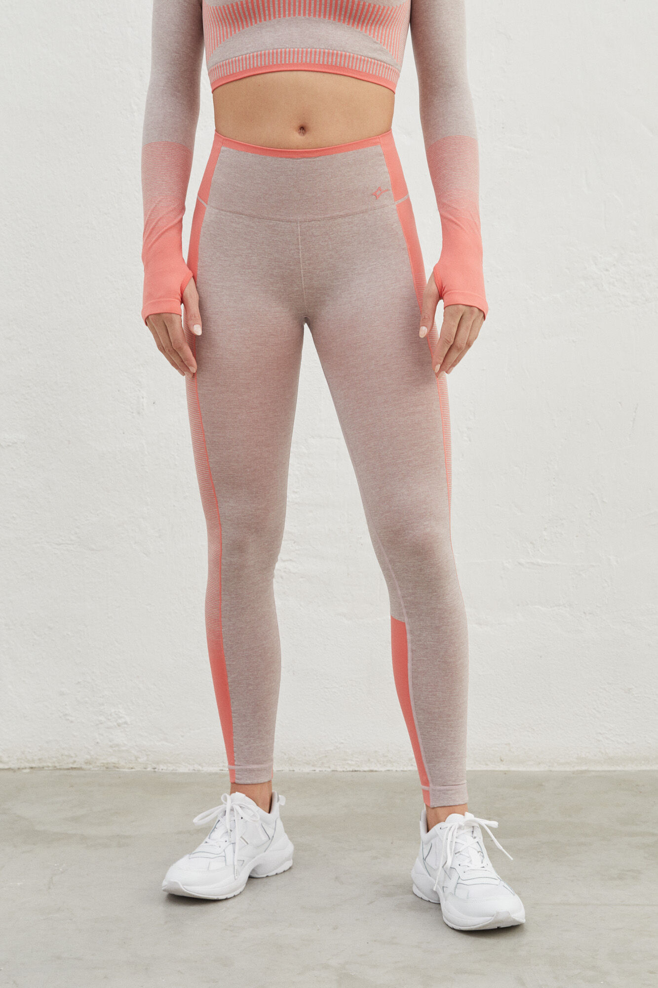 Legging comprida rosa Seamless Fit - rosa