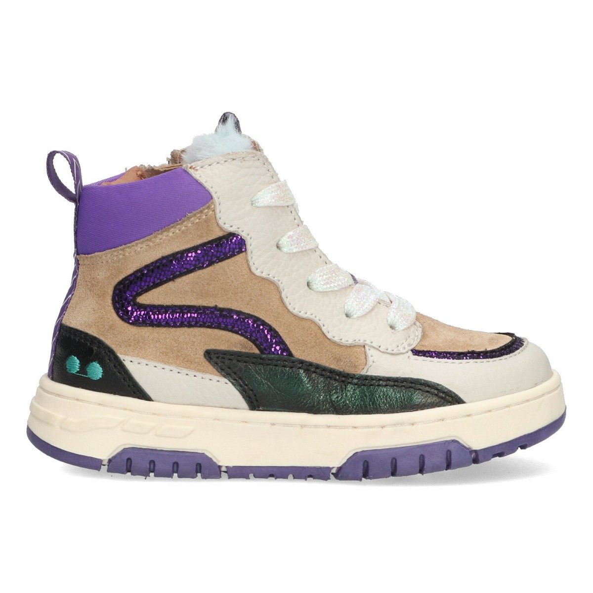 Mees Move - Hoge Sneakers Bunnies Paars