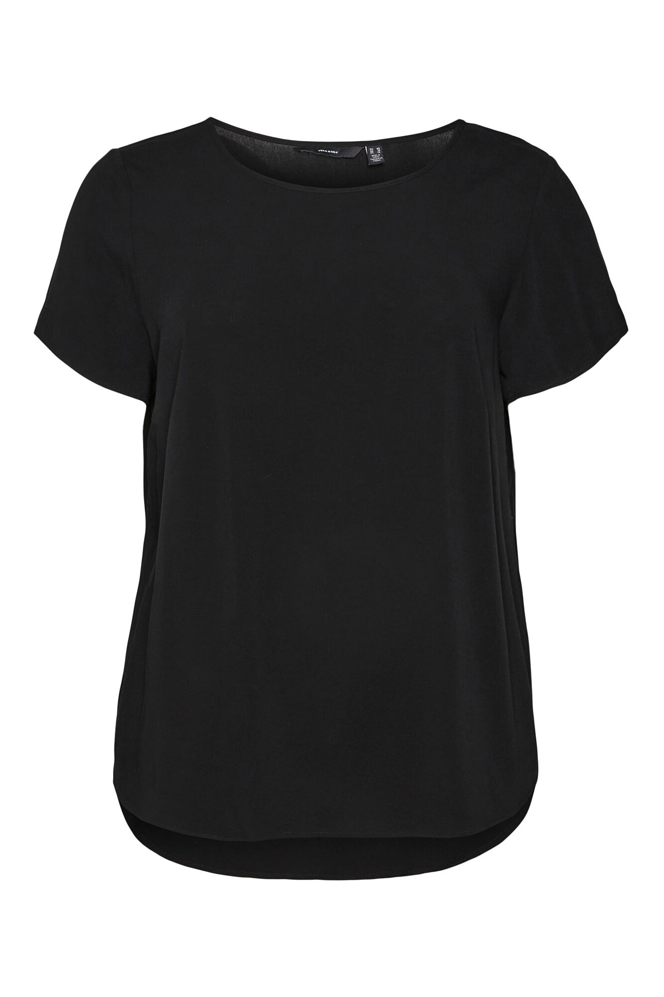 Camiseta básica plus size - Preta