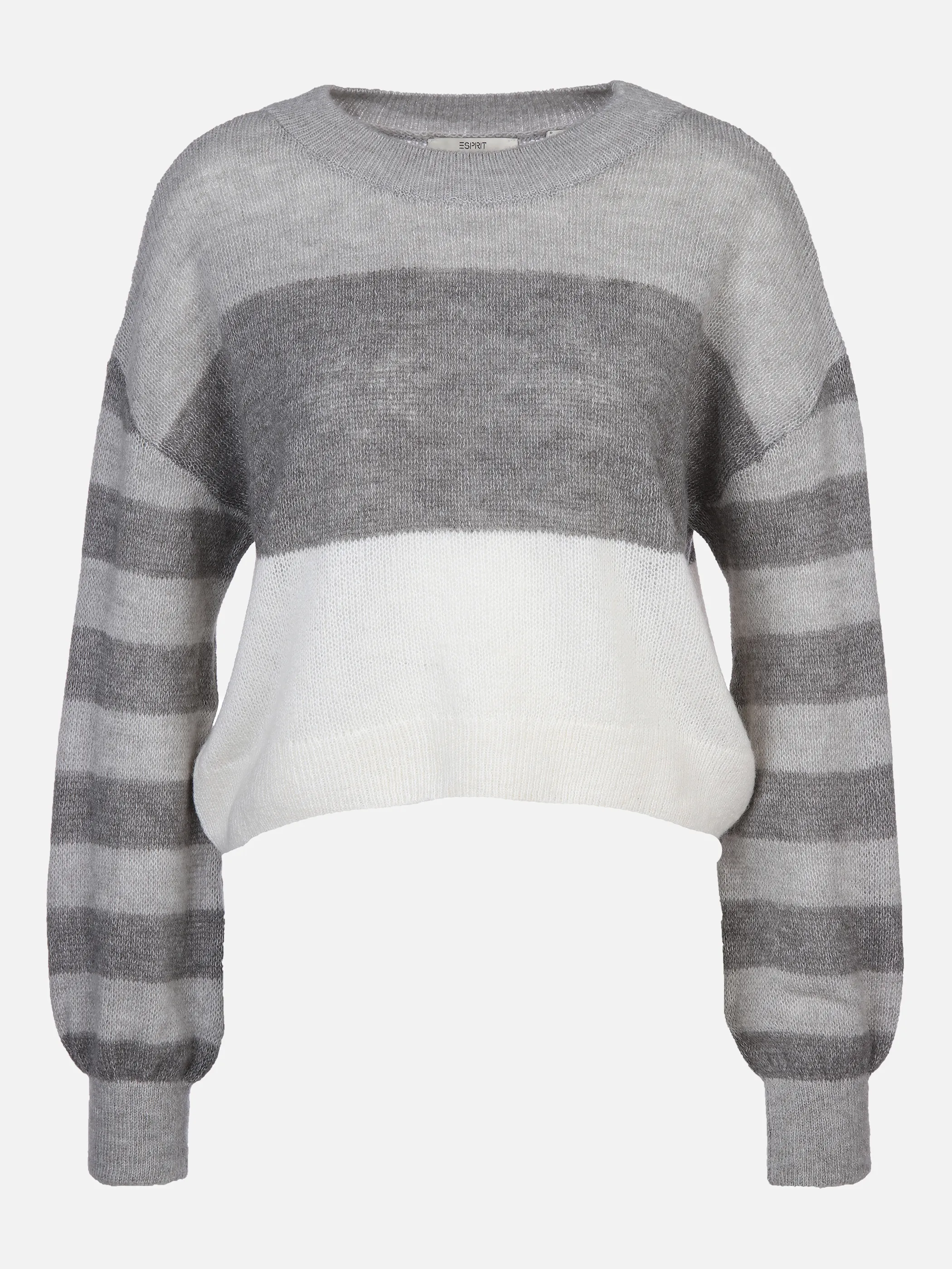 Damen Stickpulloverin Kurzform