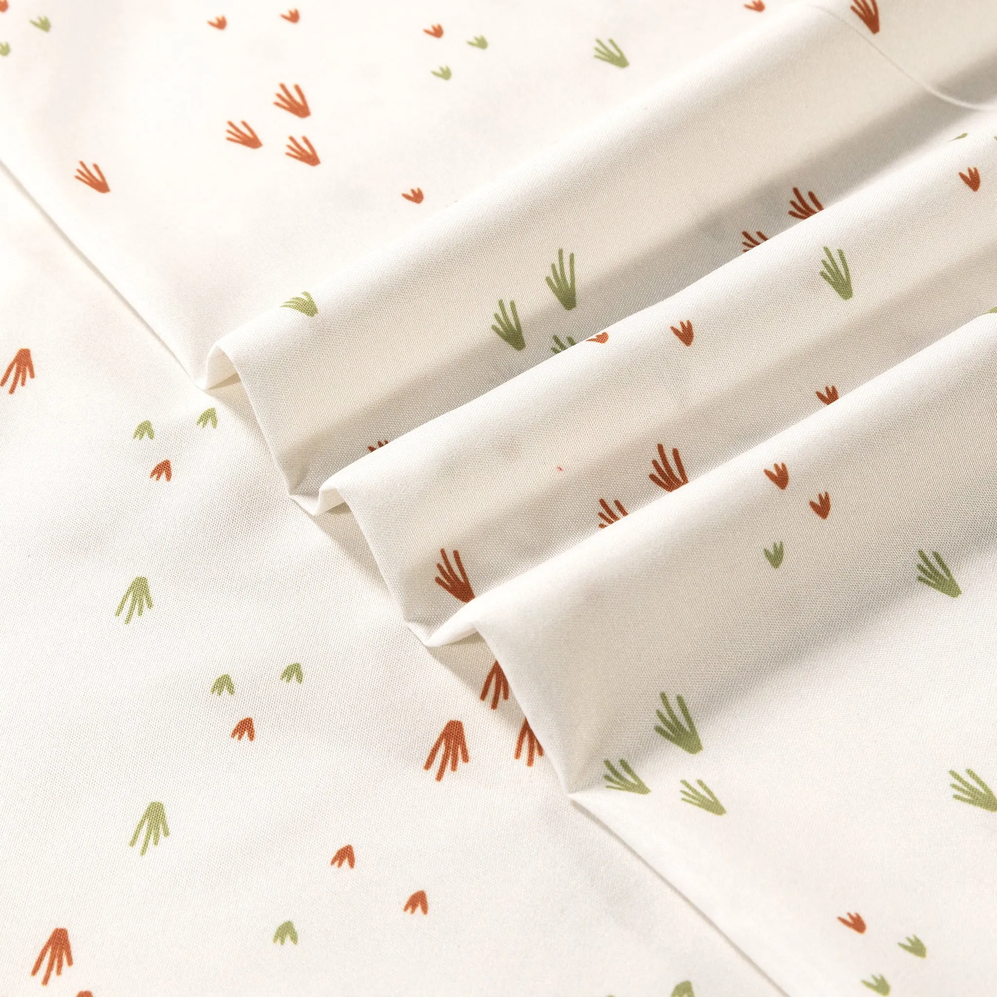 Origami Maison Ensemble Draps Lit Double - Herbes