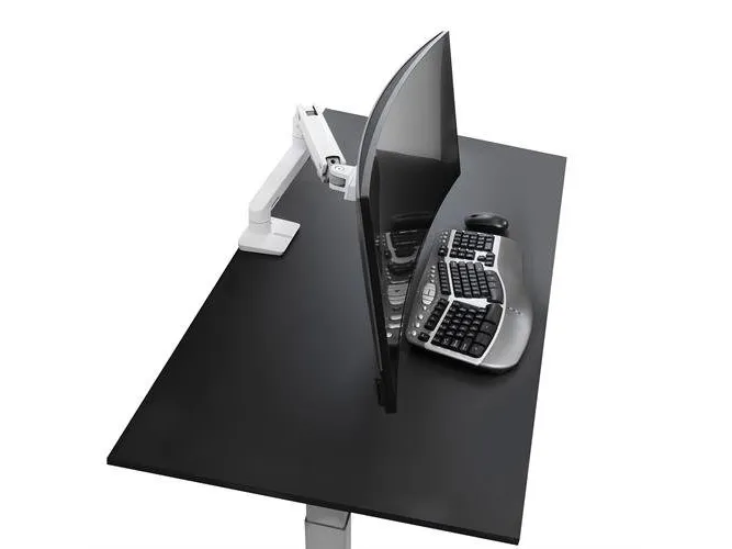 Ergotron HX - Monteringssæt (monitorarm) - for Monitor - hvid - skærmstørrelse: up to 49