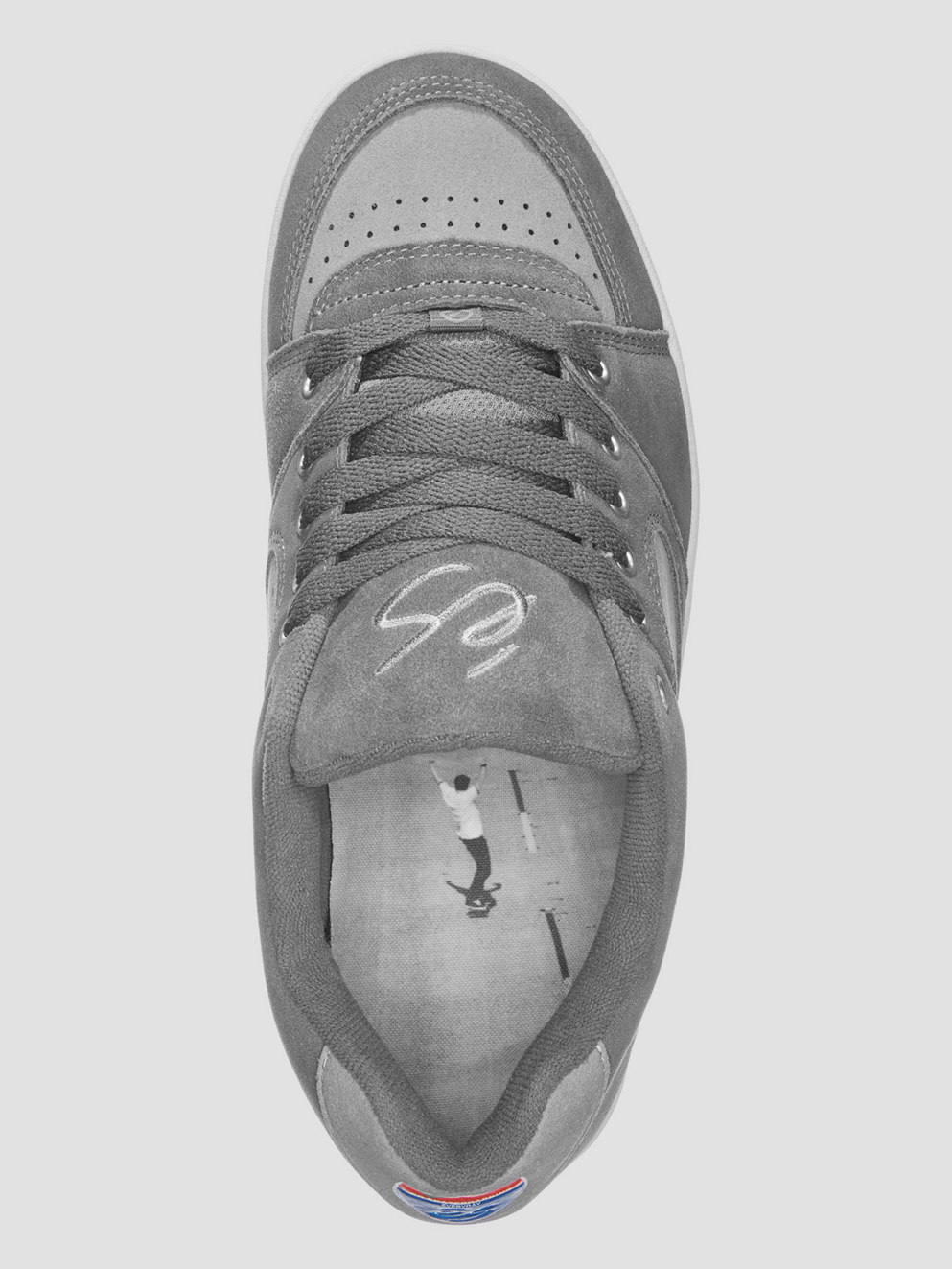 Es Accel X Go Skateboarding Day Skate Shoes grey
