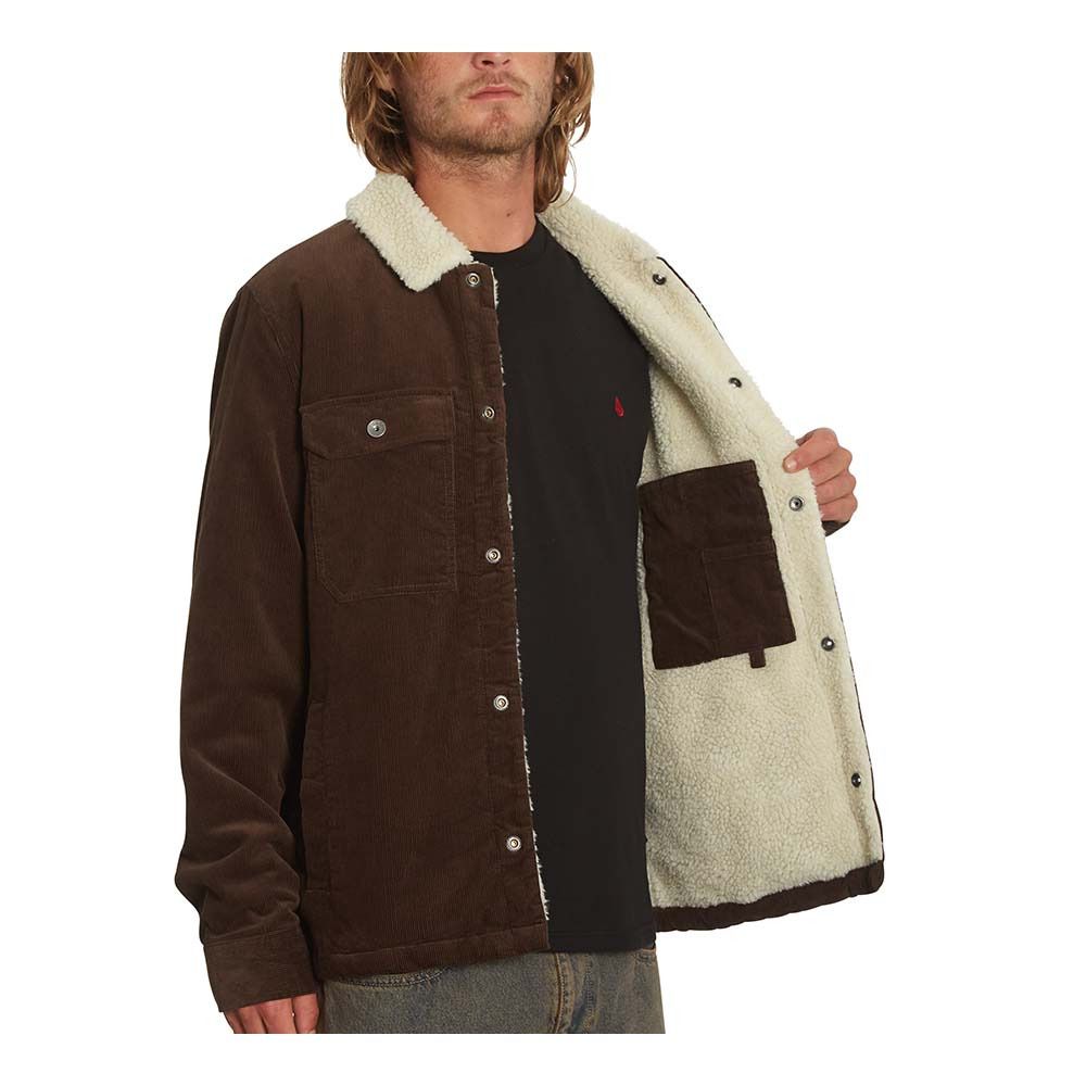 Volcom KEATON - Veste Homme dark brown