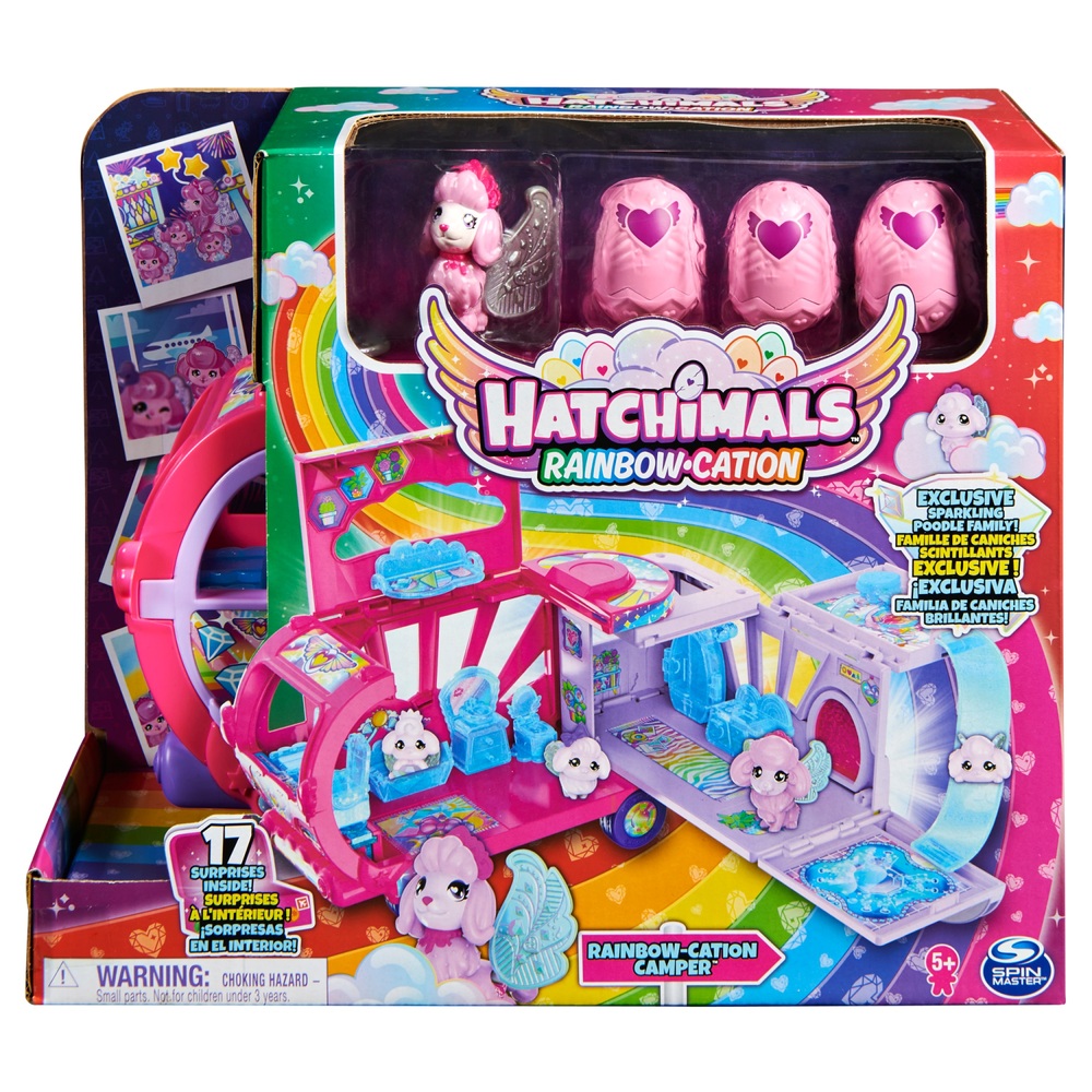 Hatchimals CollEGGtibles Verwandelt Regenbogen-Camper