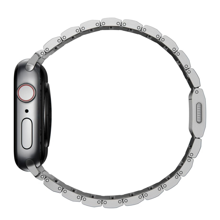 Apple Watch (49/46/45/44 mm) Titan Armband Titanium Band (NM1A4HSXT0) - Silber