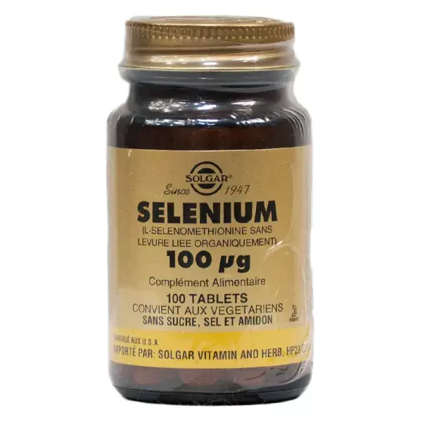 Solgar Selênio 100μg - 100 cápsulas