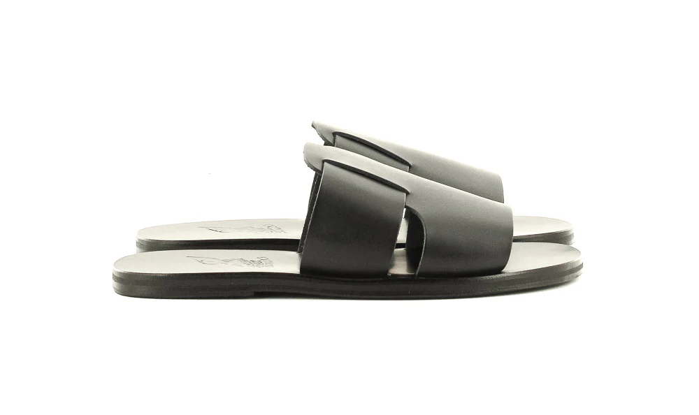 ANCIENT GREEK SANDAL - SAND MILTIADIS BLACK