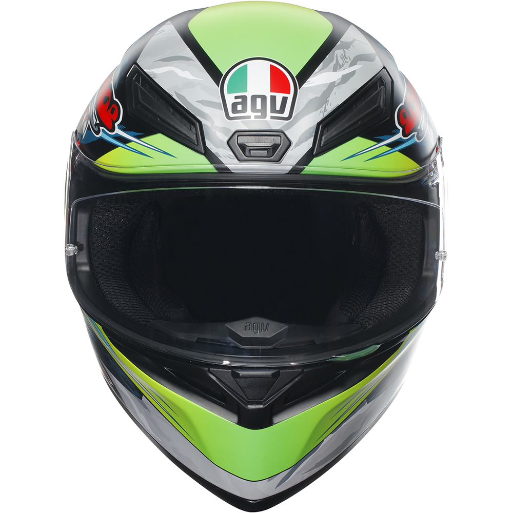 AGV - Casque K1 S Dundee Vert / Bleu / Rouge