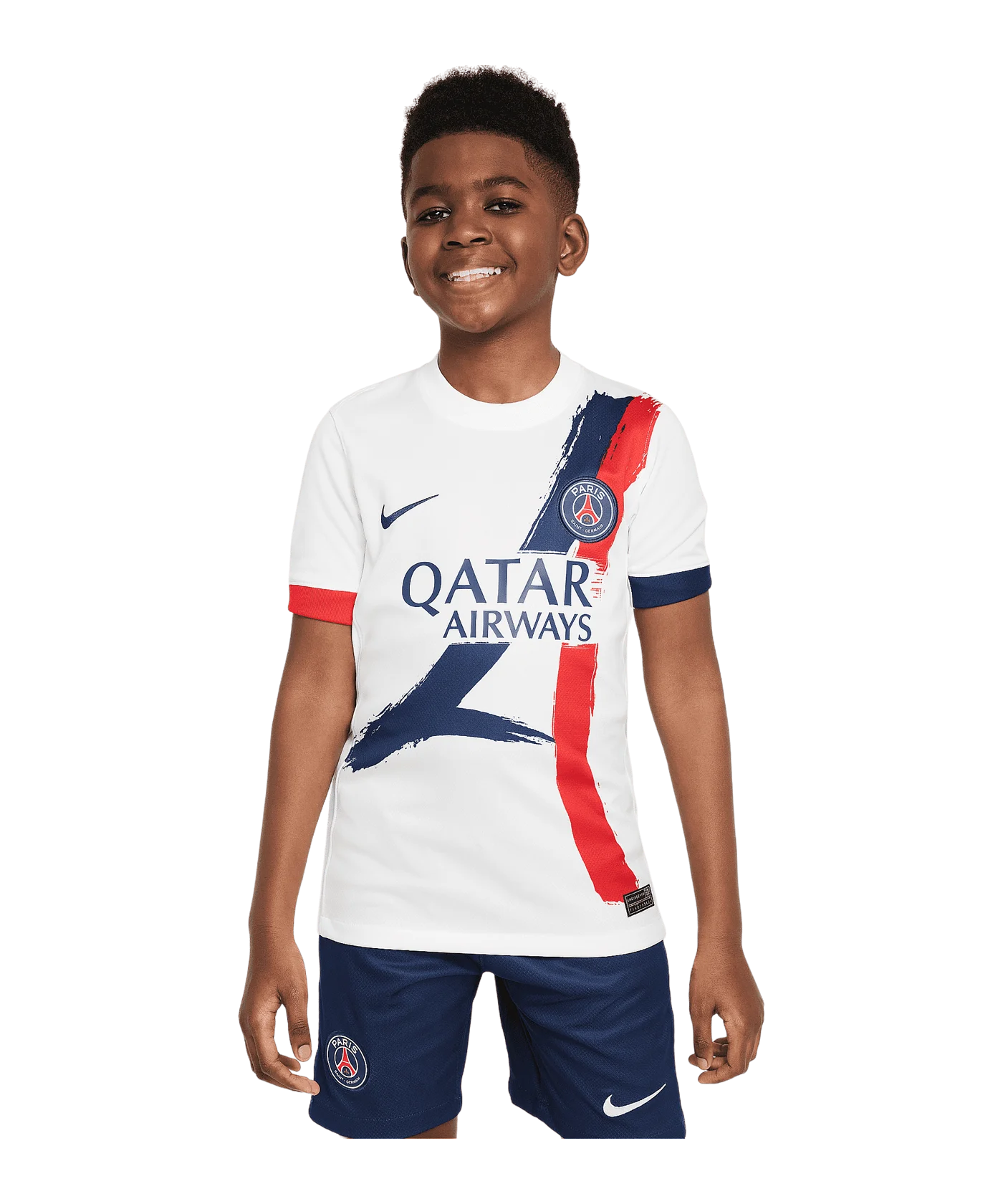 Nike Paris St. Germain Trikot Away 2024/2025 Kids Weiss F101