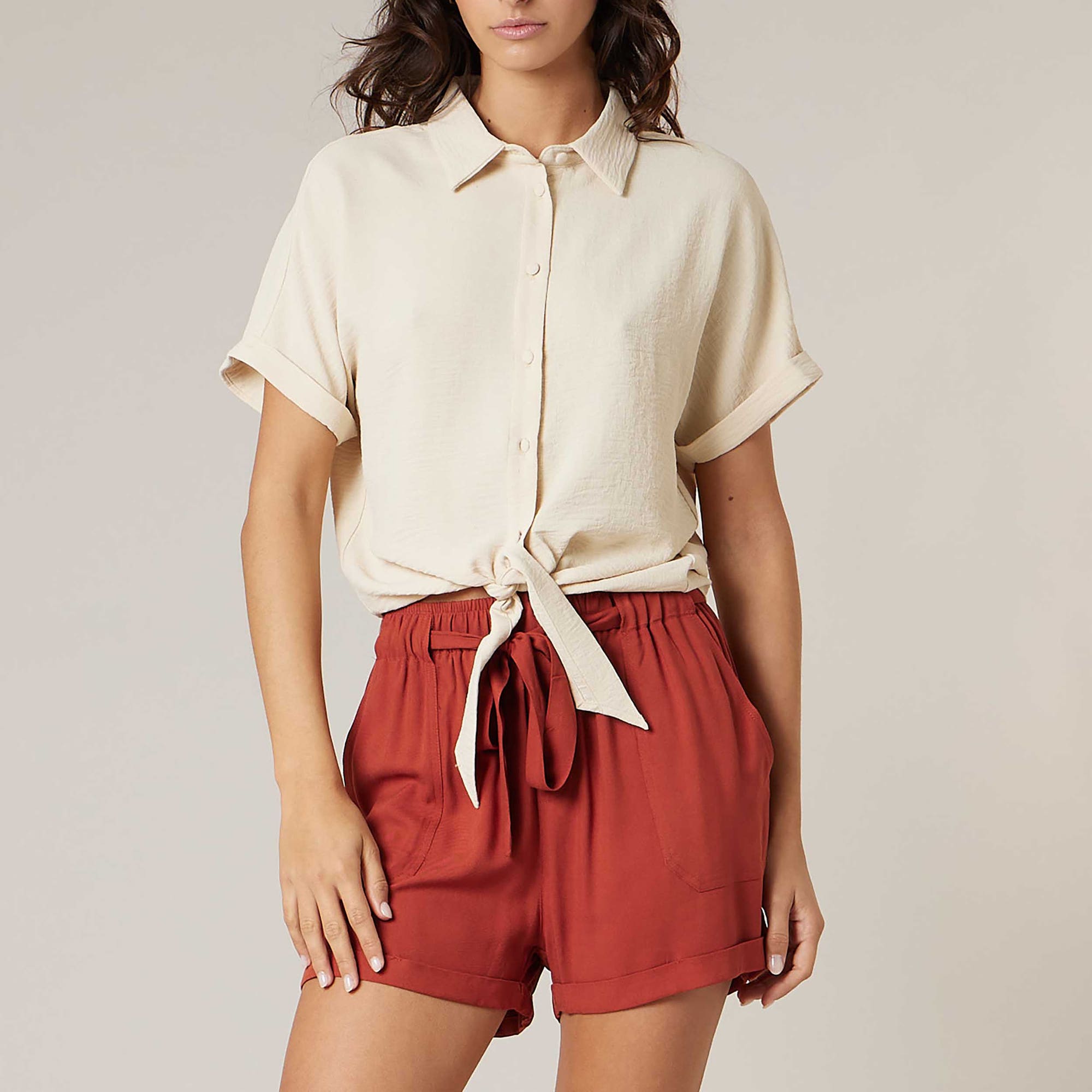 Blouse Femme beige