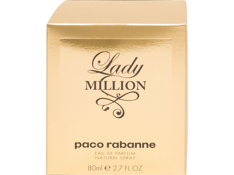 Paco Rabanne Eau de Parfum One Million Woman 80 ml Süsser, sinnlicher Damenduft