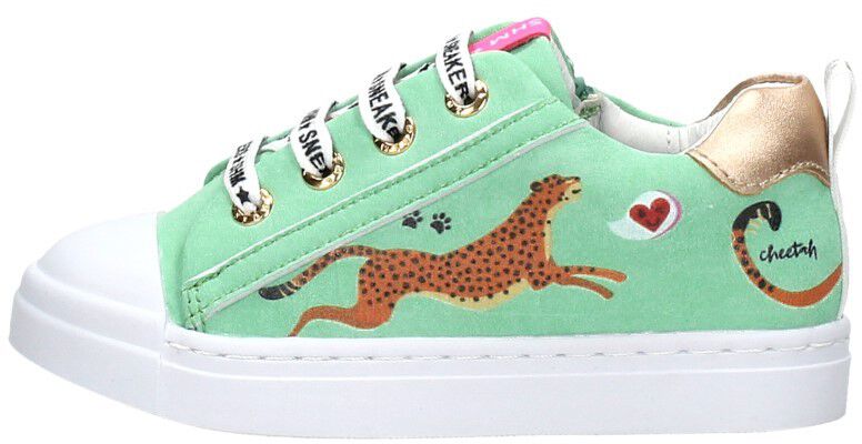Shoesme Meisjes veterschoenen mint