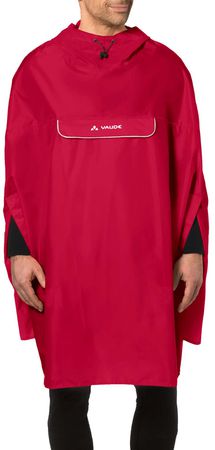 VALDIPINO Unisex-Regenponcho  indian red  M