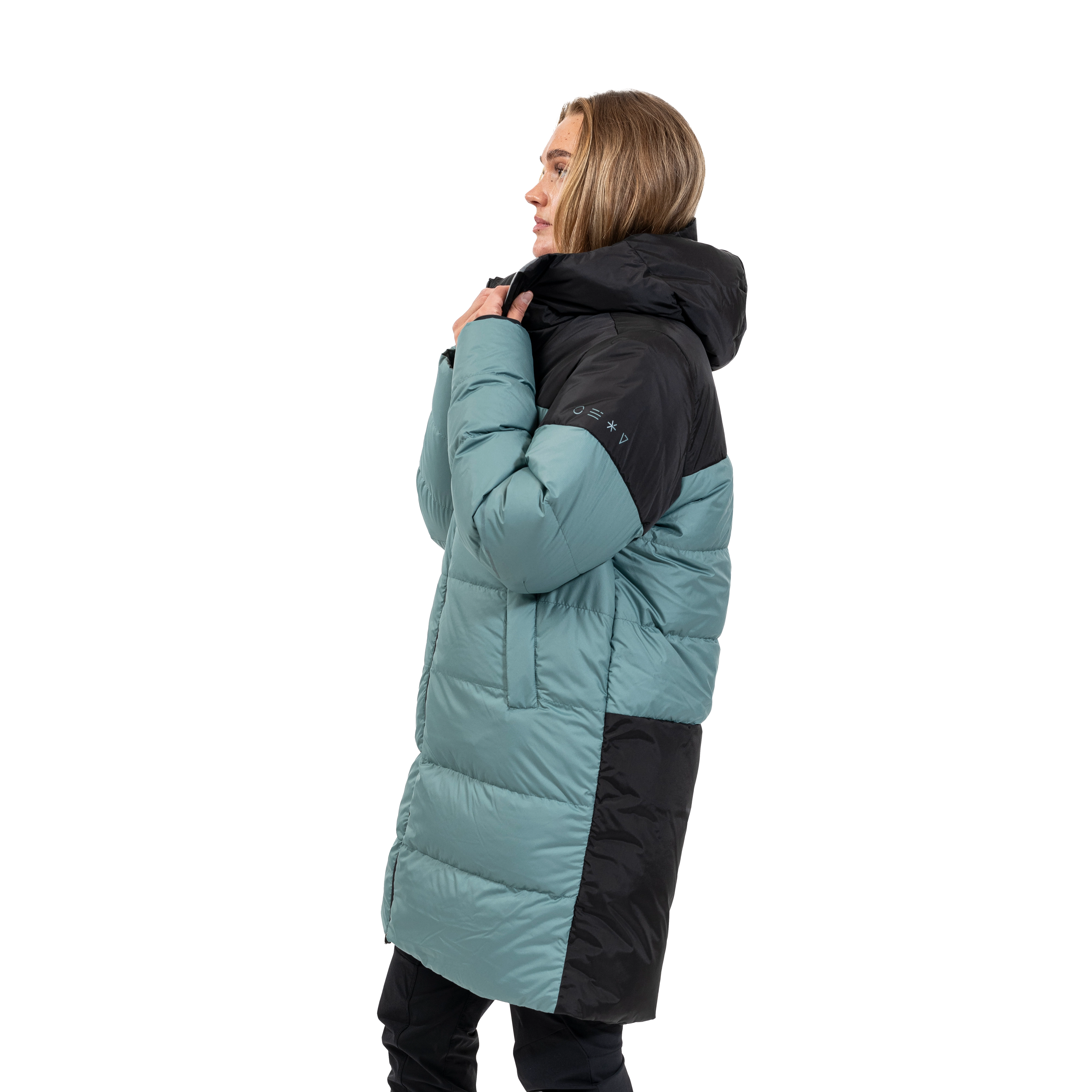 Oslo Urban Down Parka Grey Sage / Black