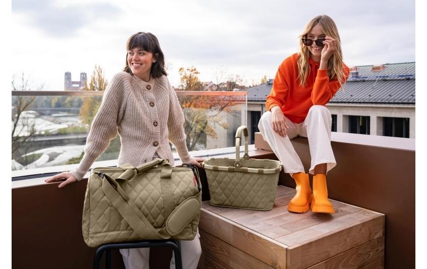 Einkaufskorb Carrybag Rhombus OliveStillvoller Einkaufskorb für den täglichen Einkauf
