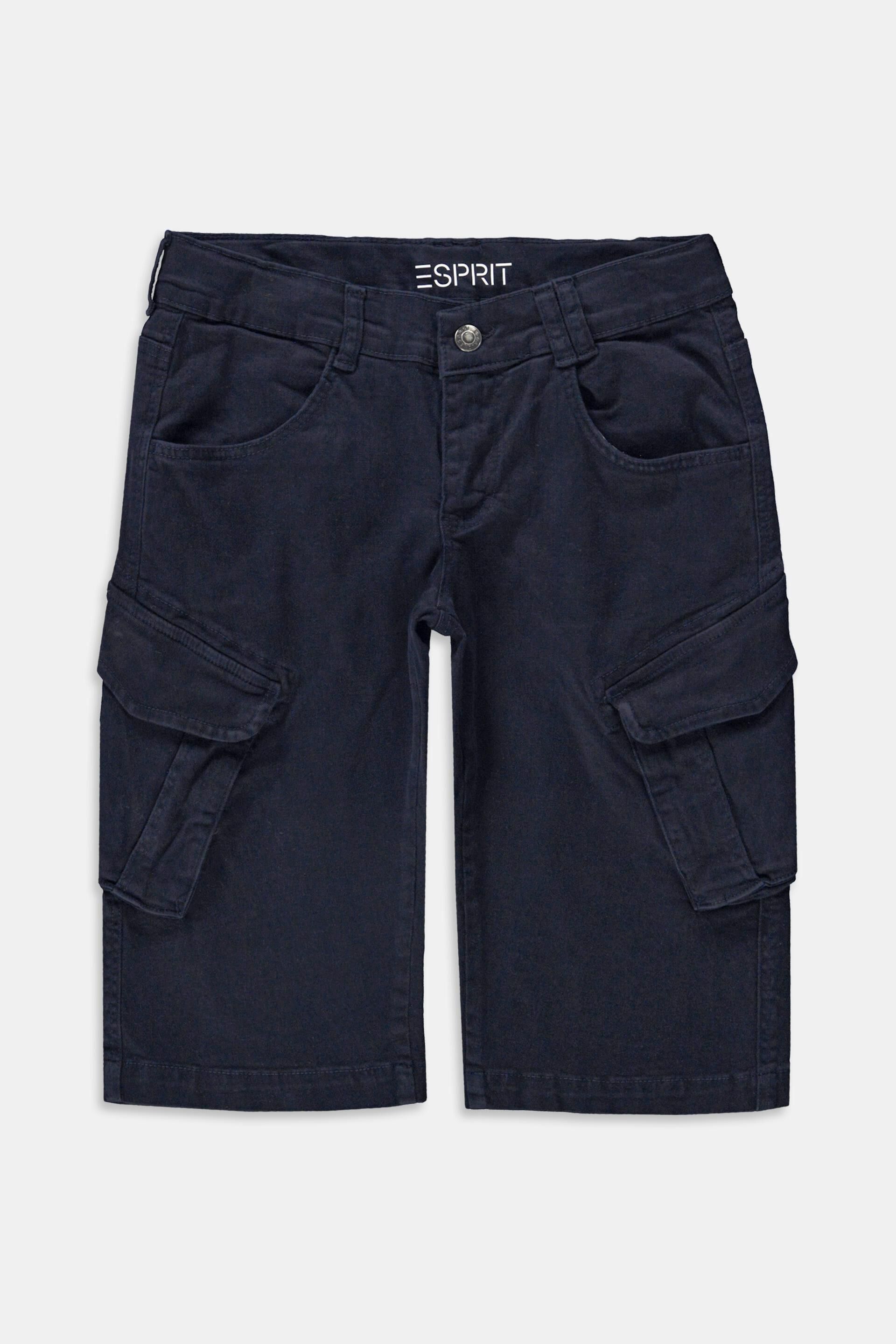 Pantalon cargo court à taille ajustable