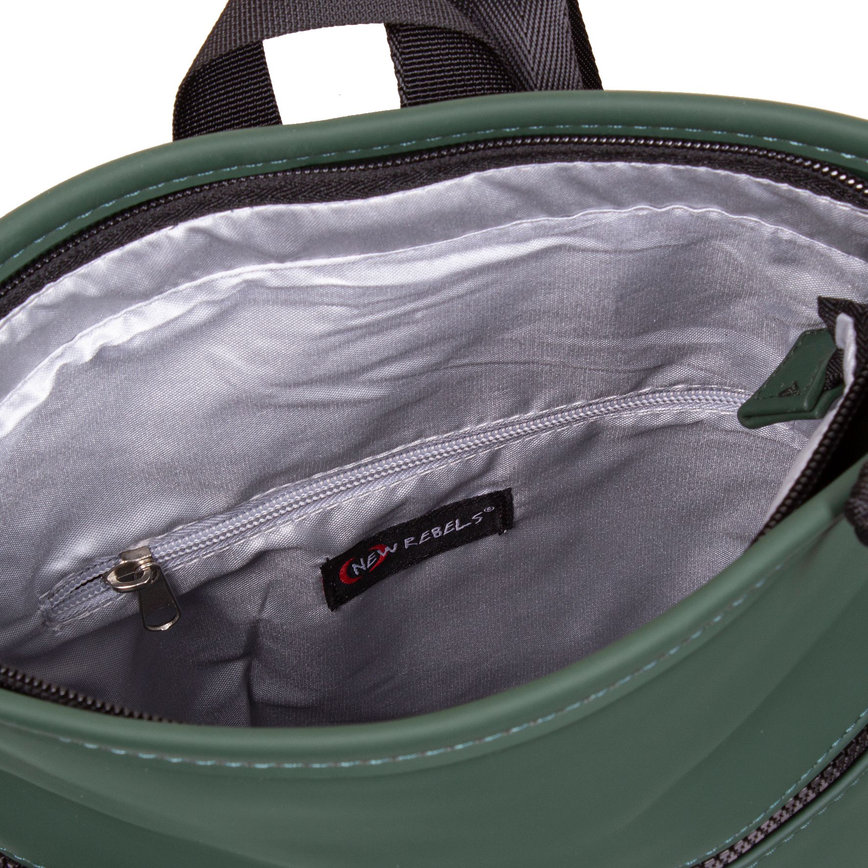 New Rebels Mart Los Angeles Rolltop Backpack Mini Dark Green