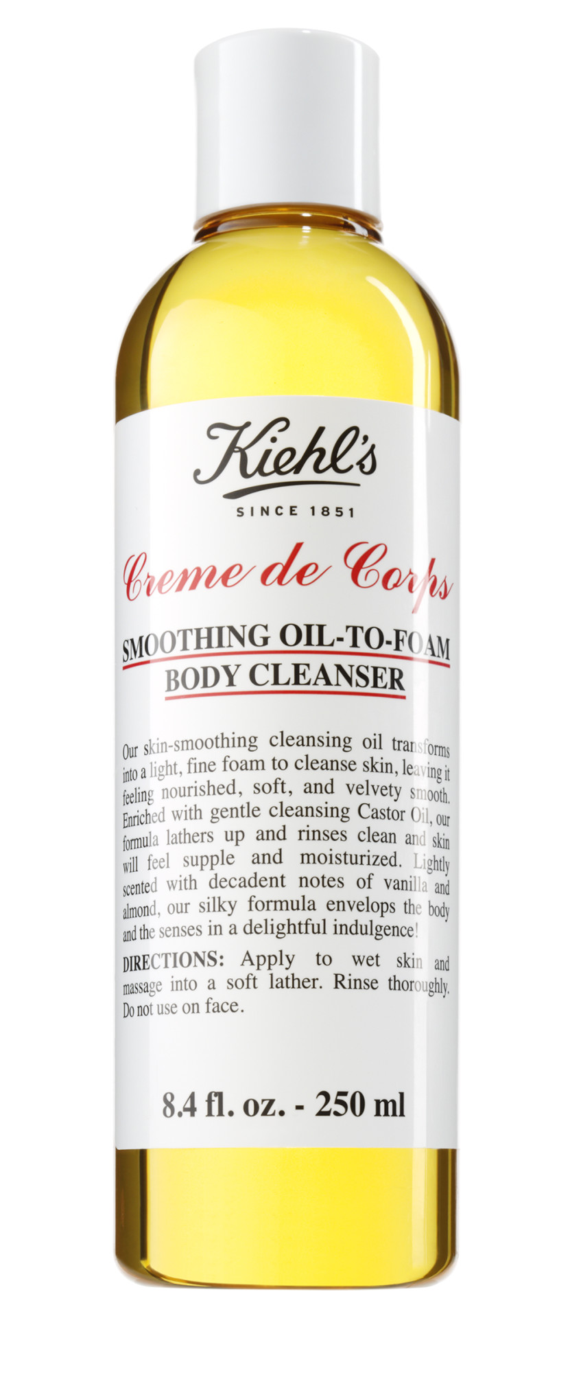 KIEHL'S Crème de Corps Creme Oil-to-Foam Body Cleanser Fl 250 ml
