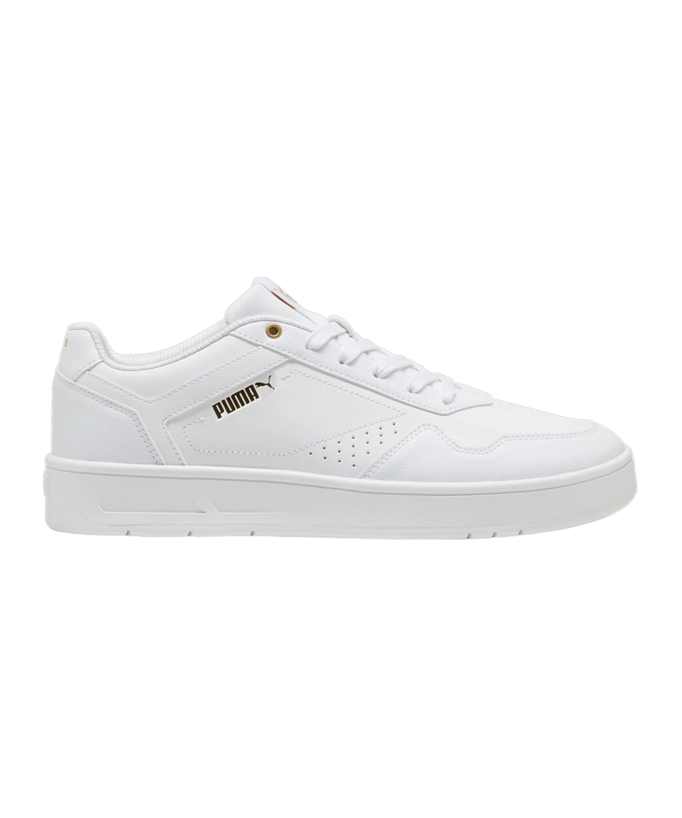 PUMA Court Classic Weiss Gold F01