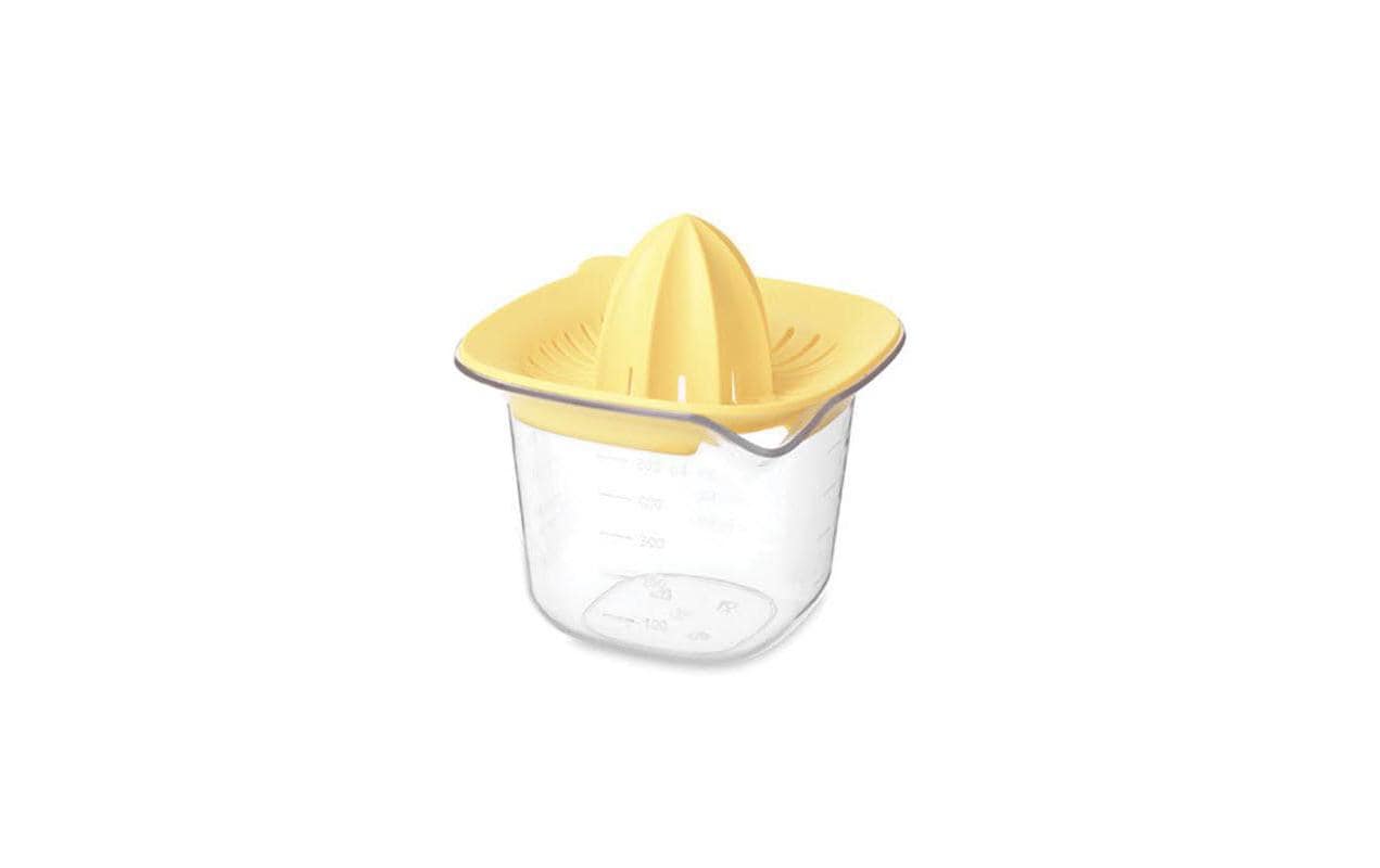 Zitruspresse Tasty+ mit Messbecher, Vanilla YellowSaftpresse mit Skalierung