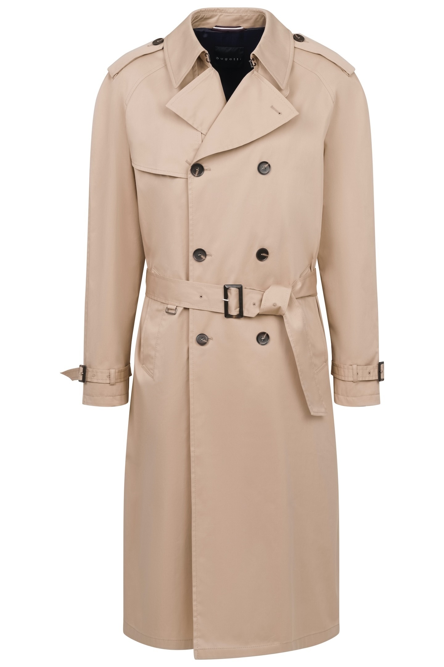 bugatti Trenchcoat , mit Bindegurt & Hemdkragen