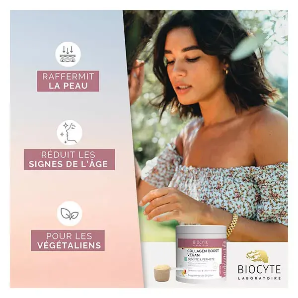 Biocyte Collagen Boost Proteínas Veganas e Aminoácidos, Ácido Hialurônico 260g