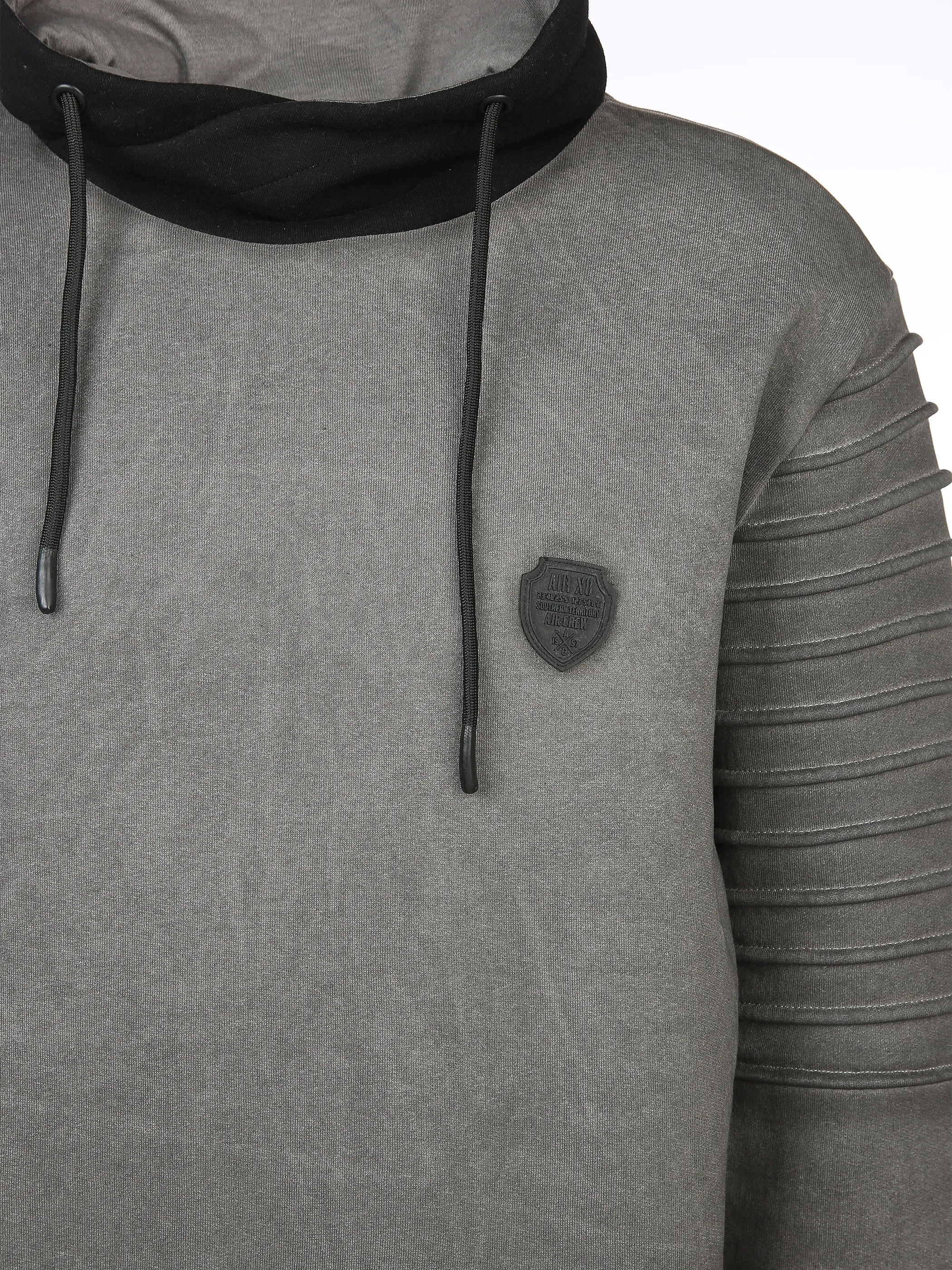 Herren Sweatshirt mit Schalkragen