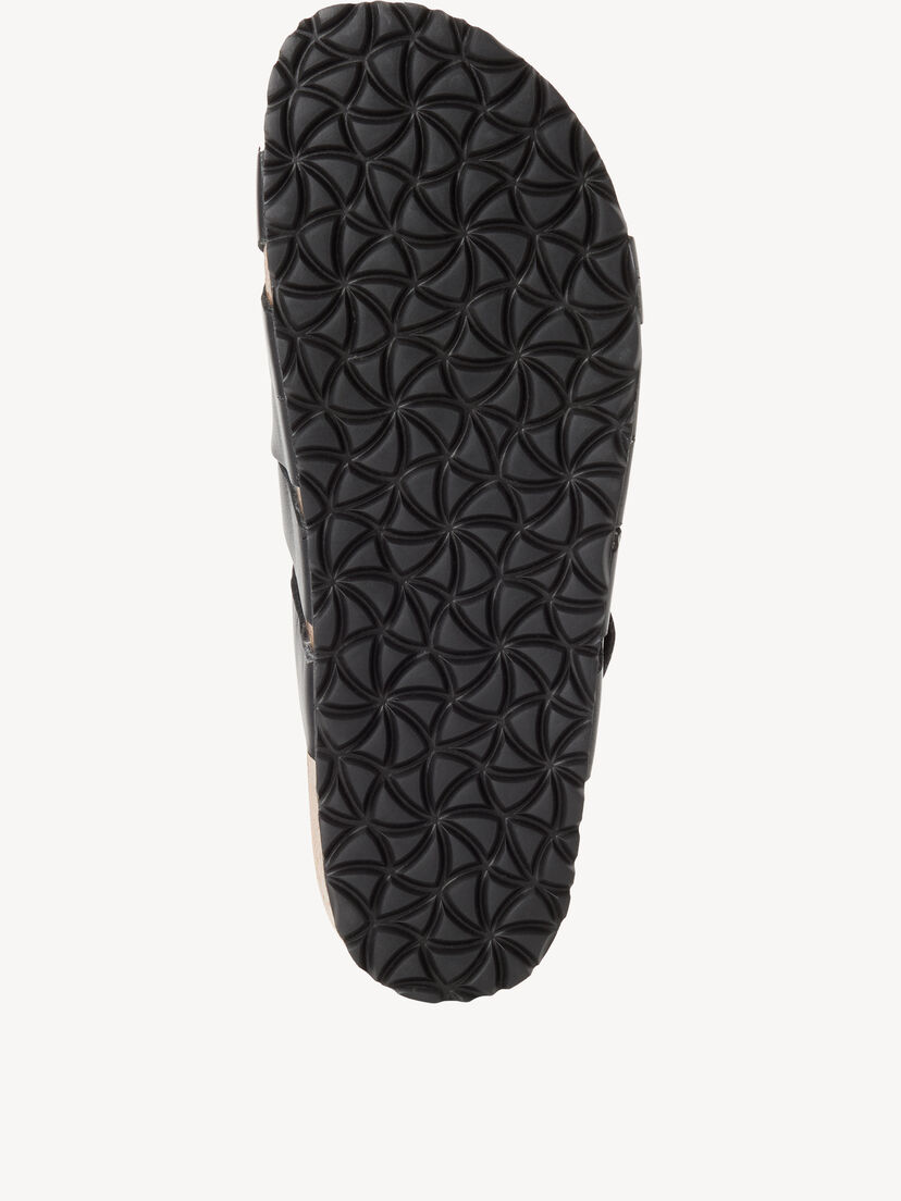 Leren Slipper - zwart