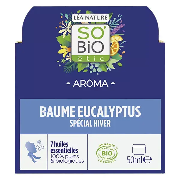 Bálsamo Respiratório de Eucalipto Orgânico So'Bio Étic Aroma 50ml