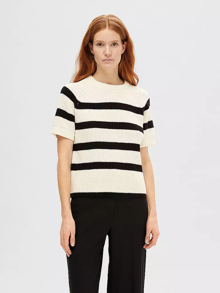 SELECTED FEMME Pullover SLFBLOOMIE weiss