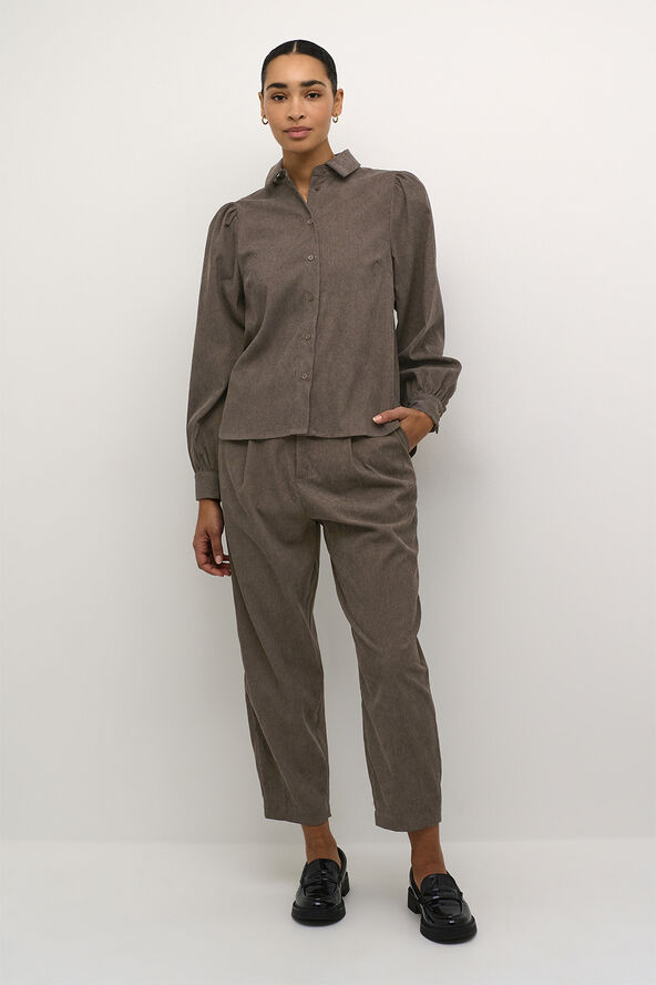 Kaffe KAhermine Shirt Major brown c.