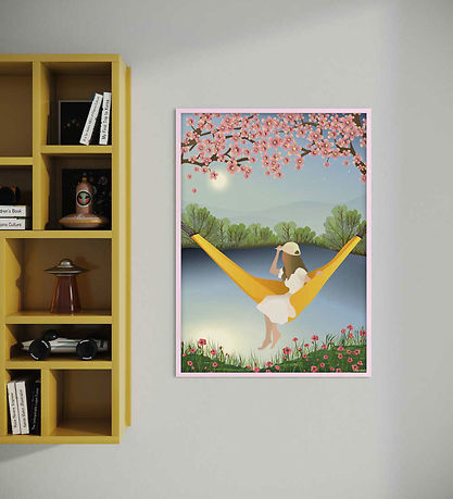 Vissevasse Billederamme - Tr? - 30x40 cm - Rosa