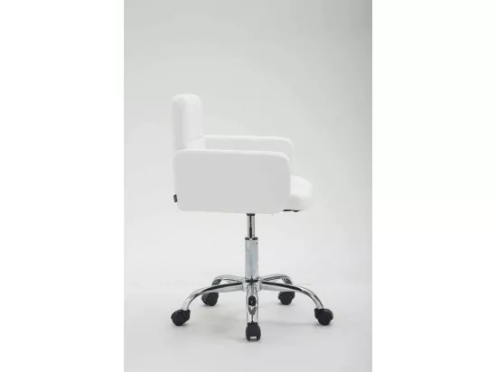 Chaise de bureau - Similicuir & Métal chromé - Los Angeles