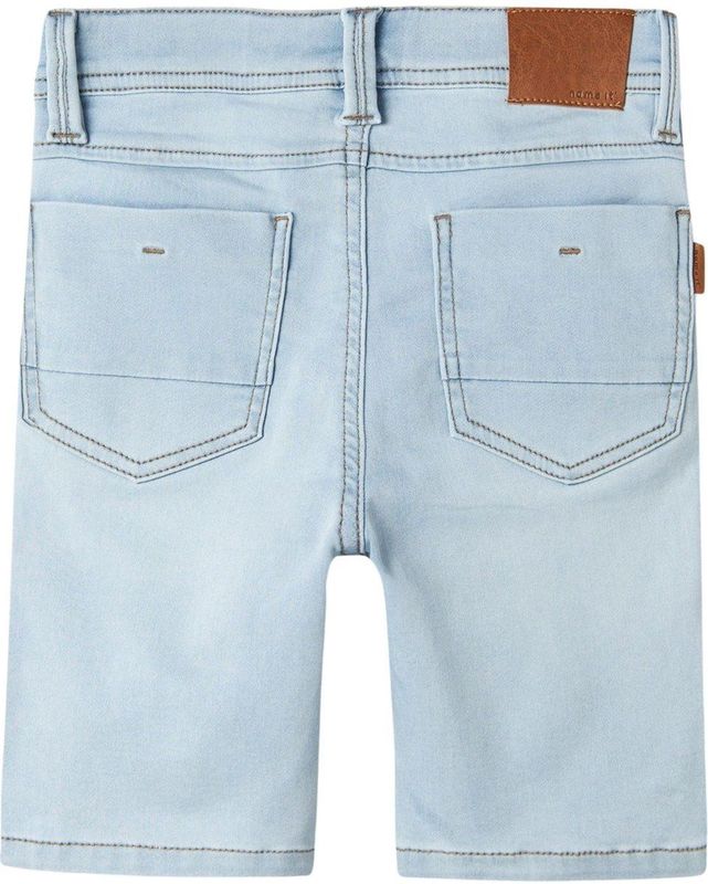 Light Blue Denim - Korte Broek - Riemlussen - Slim Fit