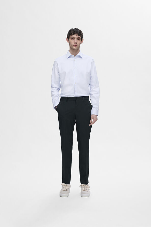 Selected Homme SLHSLIM-PERFORMANCE SHIRT LS NOOS Cashmere blue/stripes
