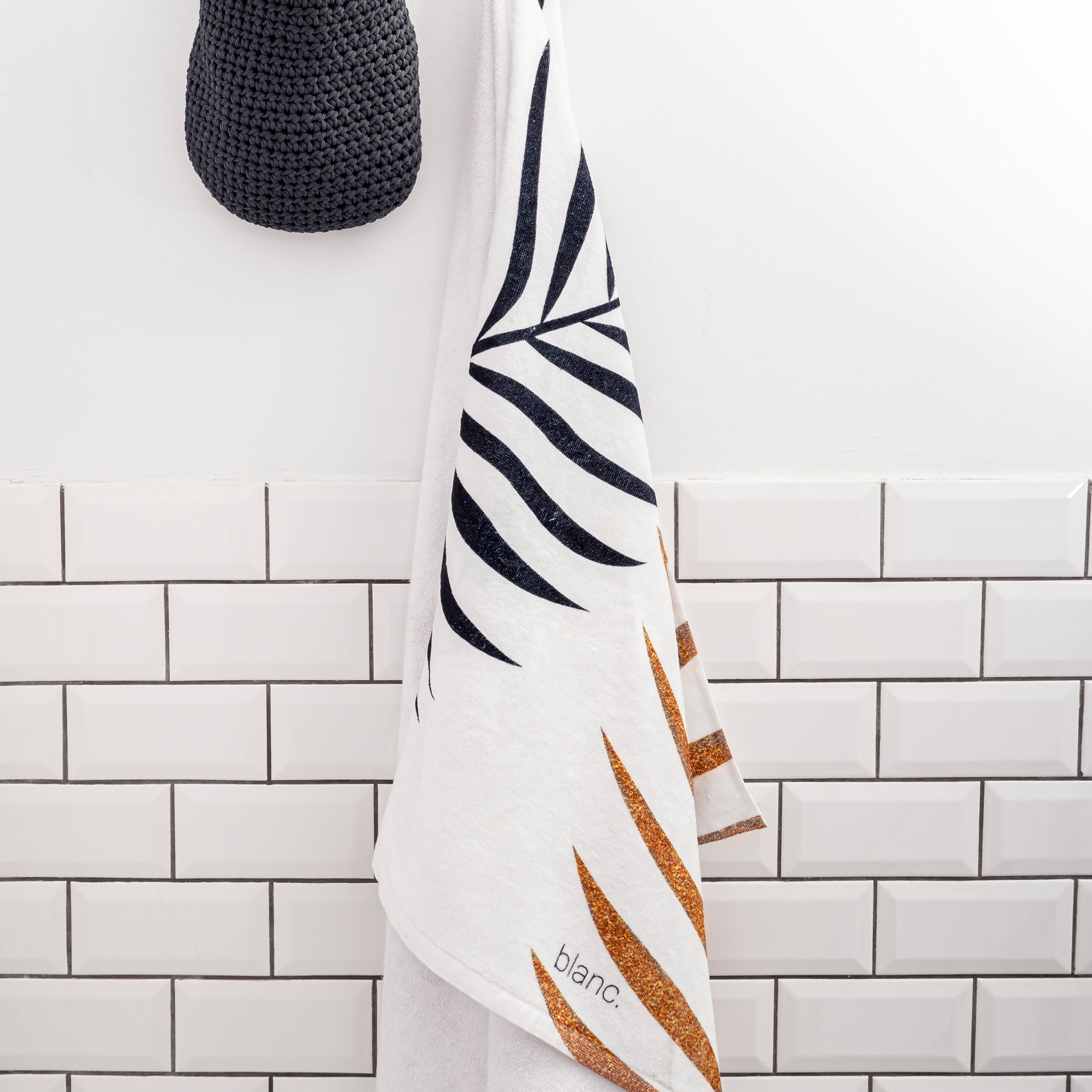 Blanc Handdoek Foliage
