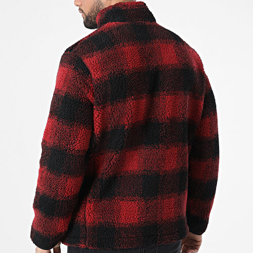 Veste Polaire Zippée Sherpa Workwear M5011230A Rouge Noir