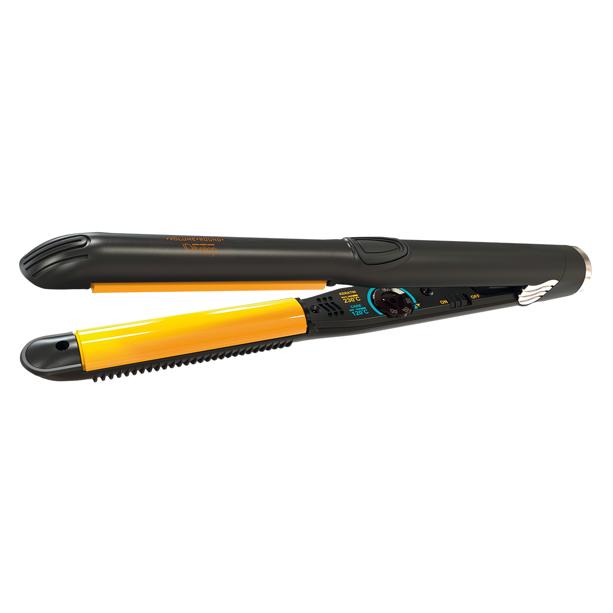 Italian Design Gold Styler Volume Round Hair straightener