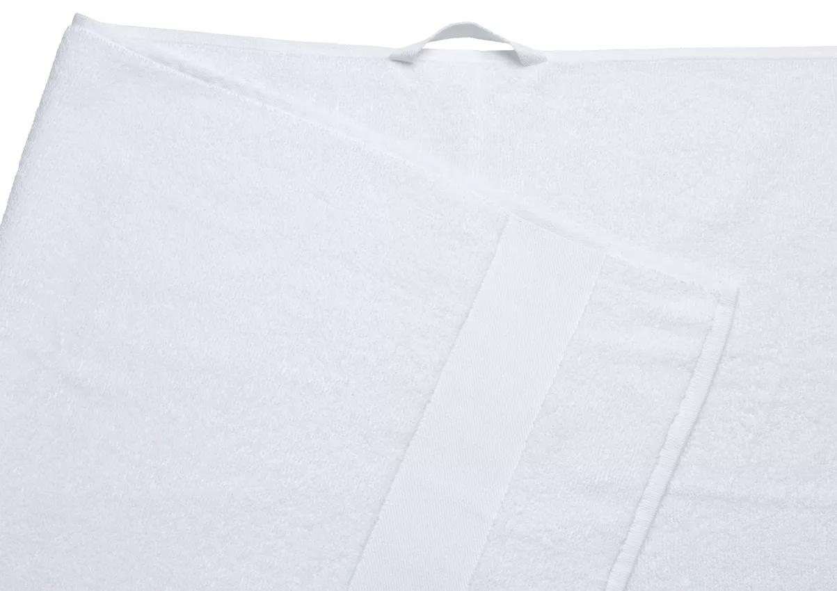 (6-tlg. Set) Baumwoll Frottierset Fresco Frottee Badezimmer Tücher inkl. Gästetuch / Handtuch / Duschtuch - Weiss