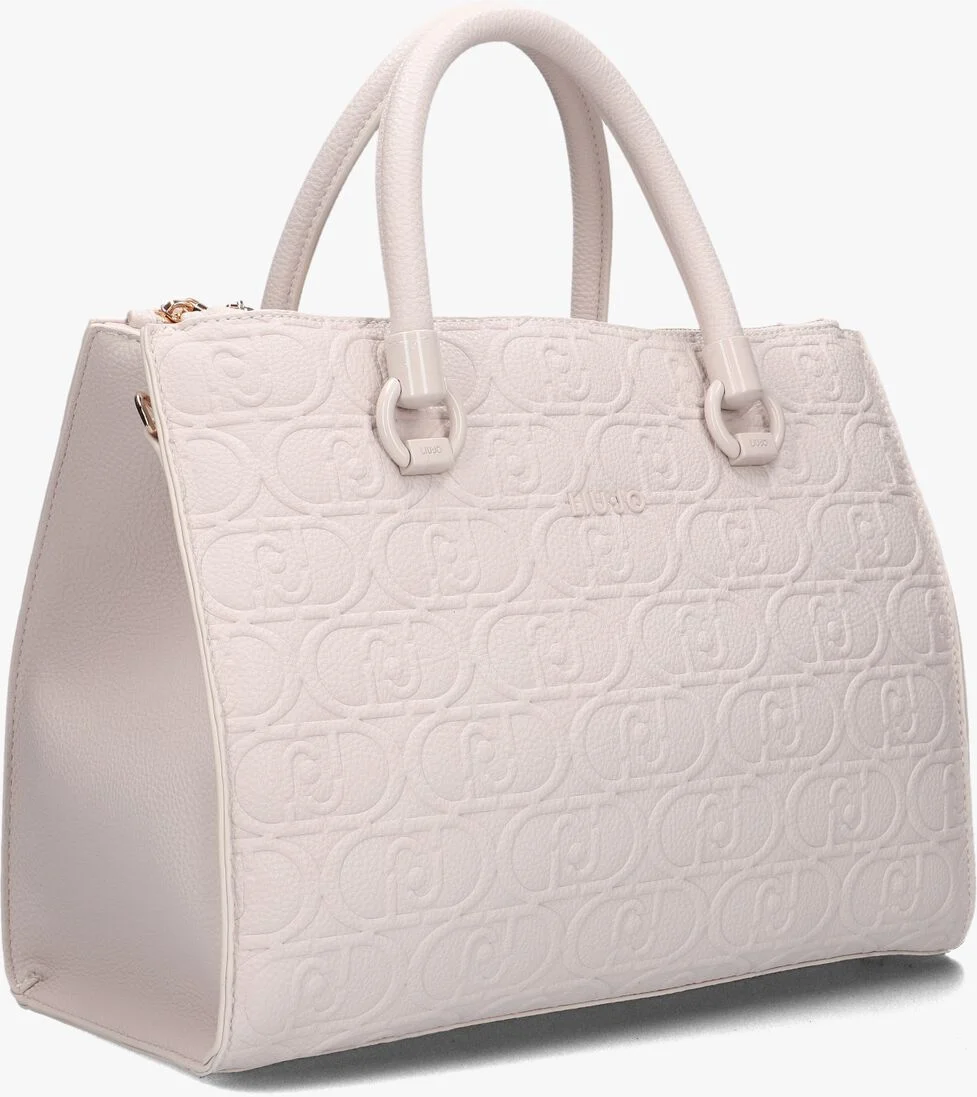 LIU JO beige liu jo handtas ecs m satchel double zip