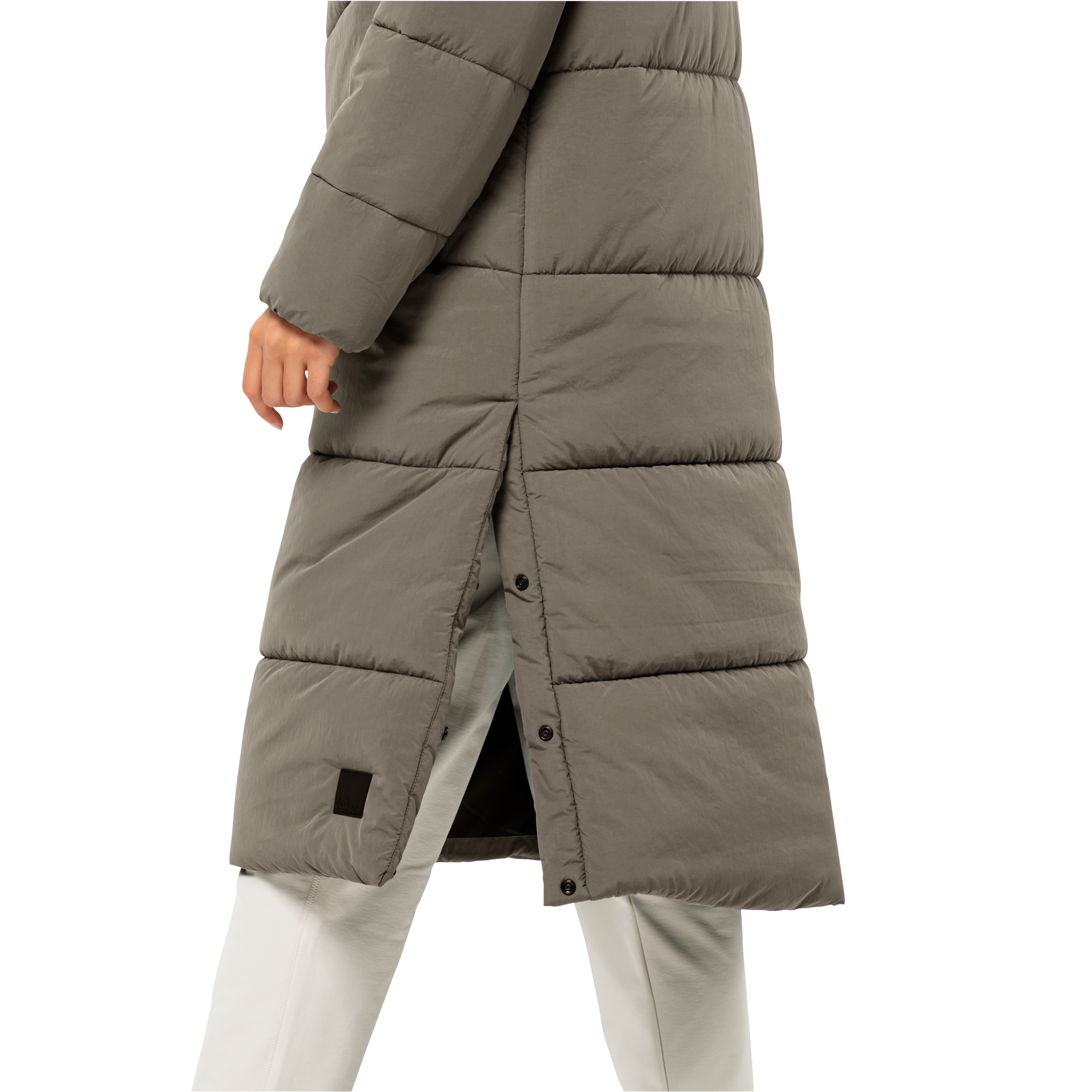 Jack Wolfskin Funktionsmantel »KAROLINGER LONG COAT W«, Wärmend, winddicht, Übergangsjacke